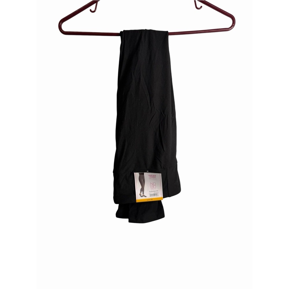 NOBO no boundaries womens high rise ankle leggings size large 11 13 black